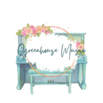 logo Greenhouse Music unlocks a world of at home piano lessons.